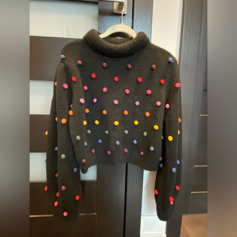 Fun sweater. Never warn. Size M.